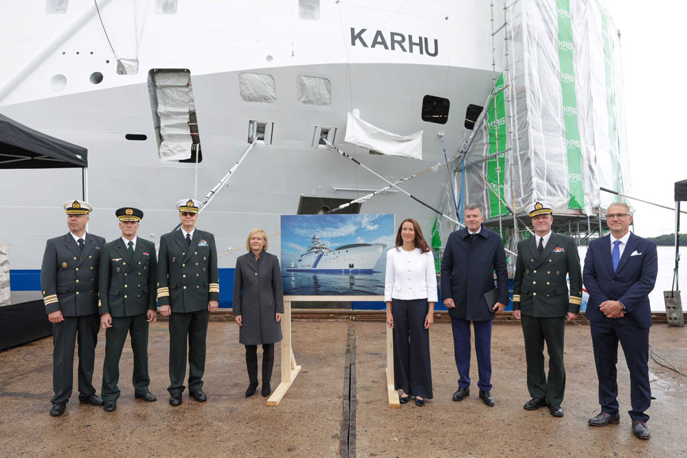 Christening of the "Karhu"